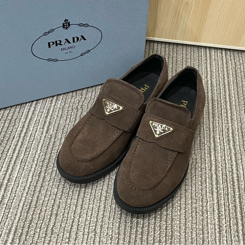 Prada Women's Brown Loafers